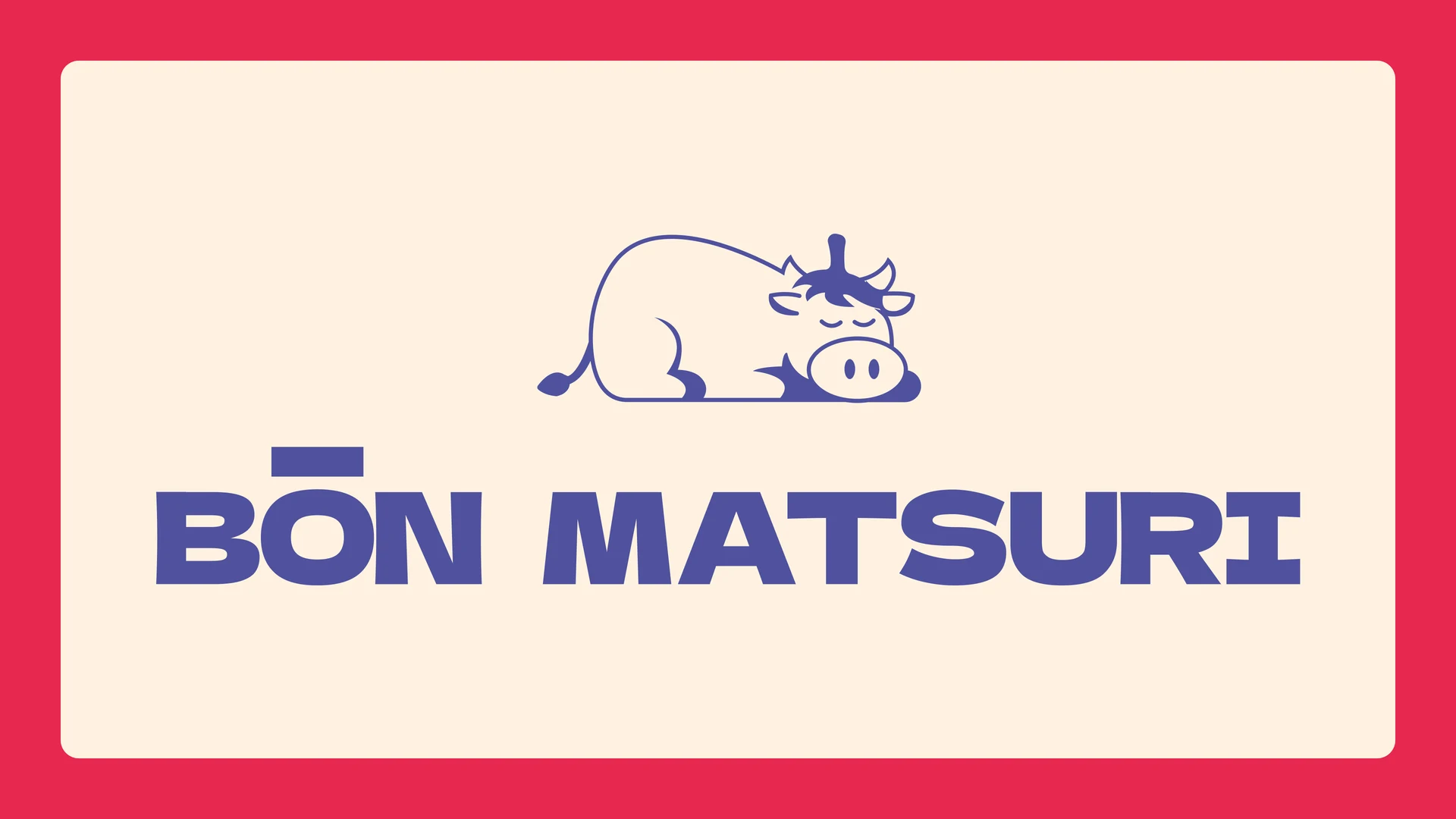 Version horizontale du logo Bon Matsuri
