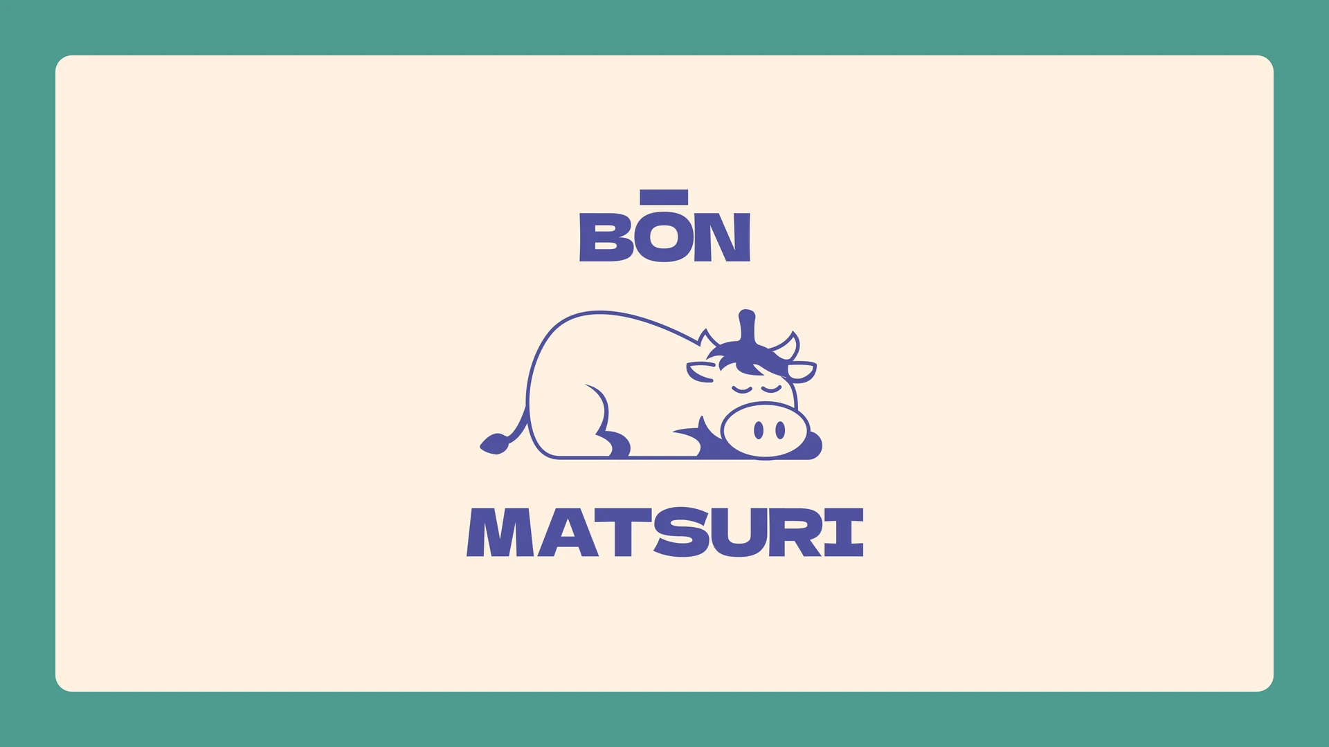 Version verticale du logo Bon Matsuri